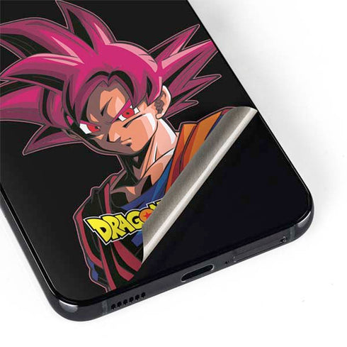 Dragon Ball Super Goku Portrait Super Sayan 4 Galaxy S22 Plus Skin